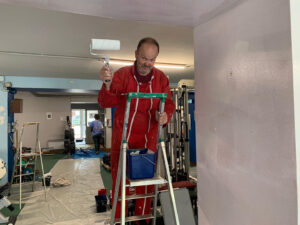 peinture salle NAC Muscu