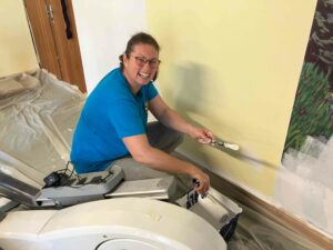 peinture salle NAC Muscu