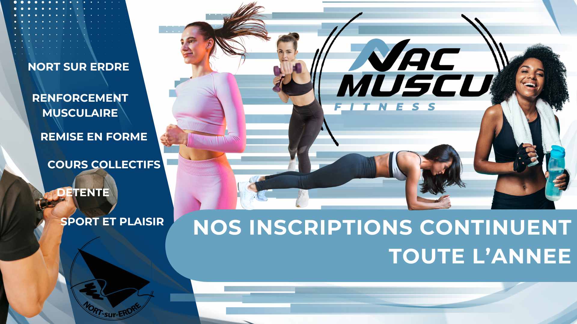 inscriptions au Nac Musculation à Nort sur Erdre