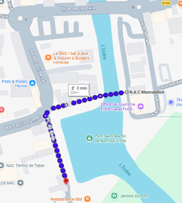 accès salle capitainerie nort sur erdre